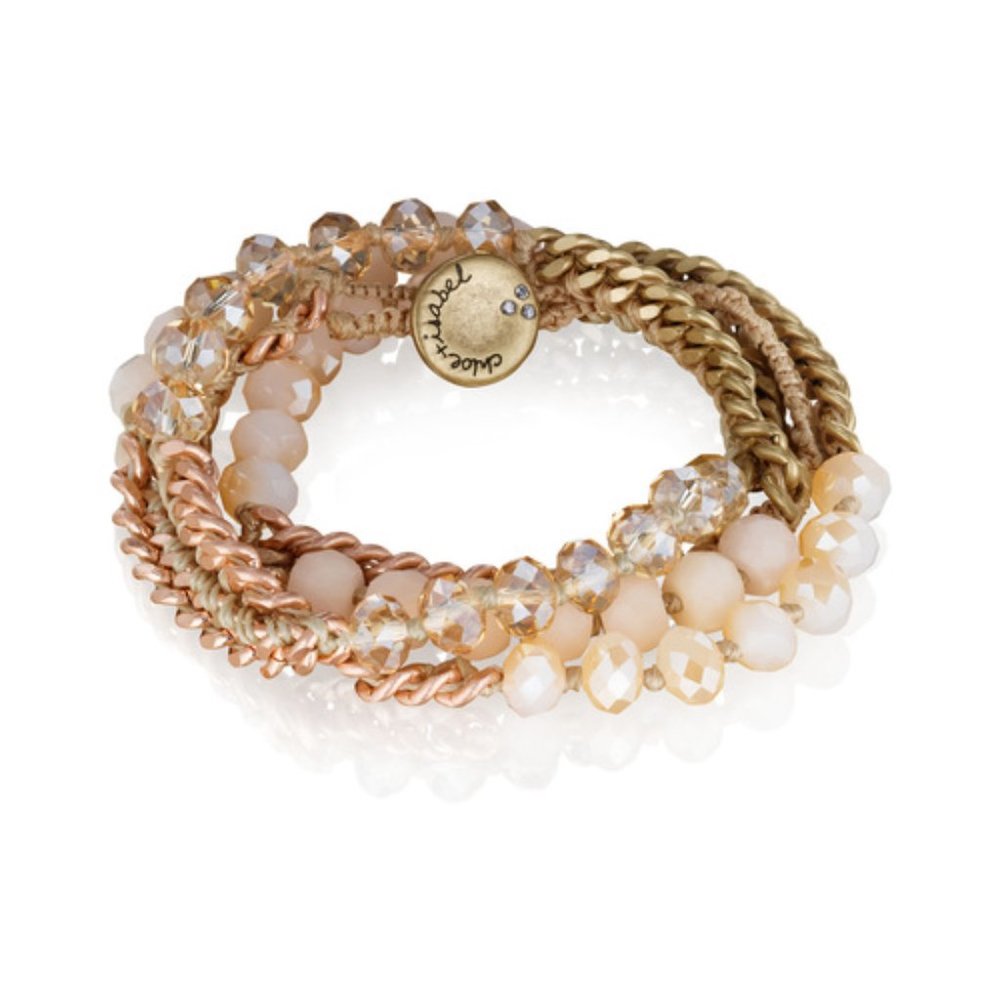 C+I Multi-Wrap Bracelet Gardenia